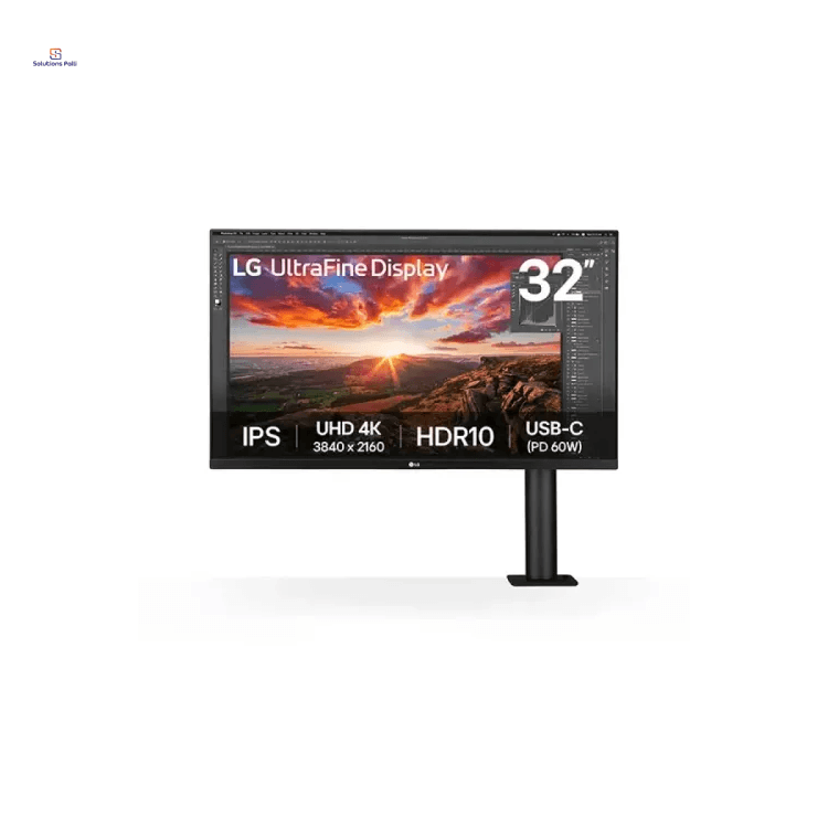 LG 32UN880K-B 32 inch 4K UHD Ergo IPS Monitor