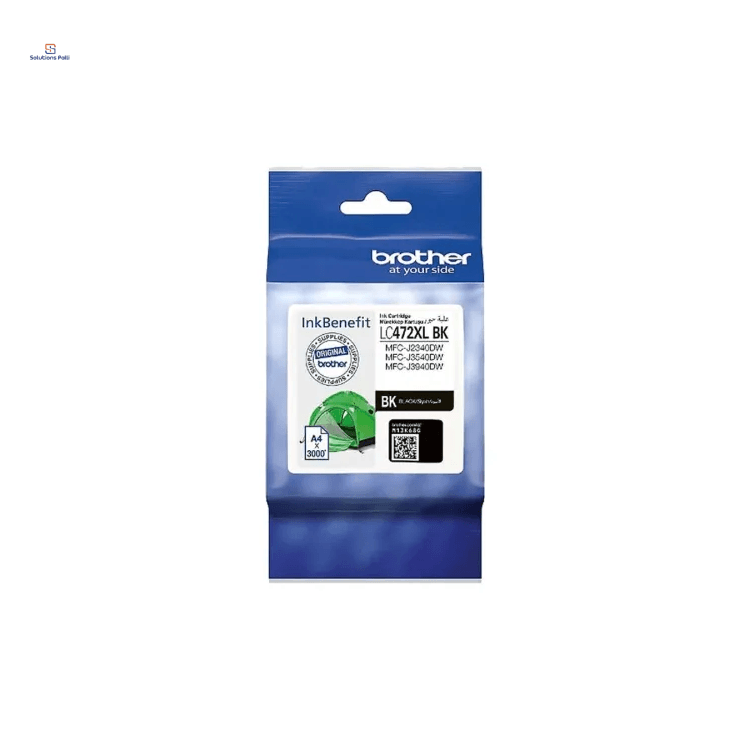 Brother LC472XLBK Black Ink Cartridge (Bundle With Full Set)
