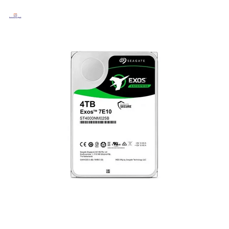 Seagate Exos 7E10 4TB 3.5 Inch SAS 7200RPM Enterprise Internal HDD #ST4000NM025B