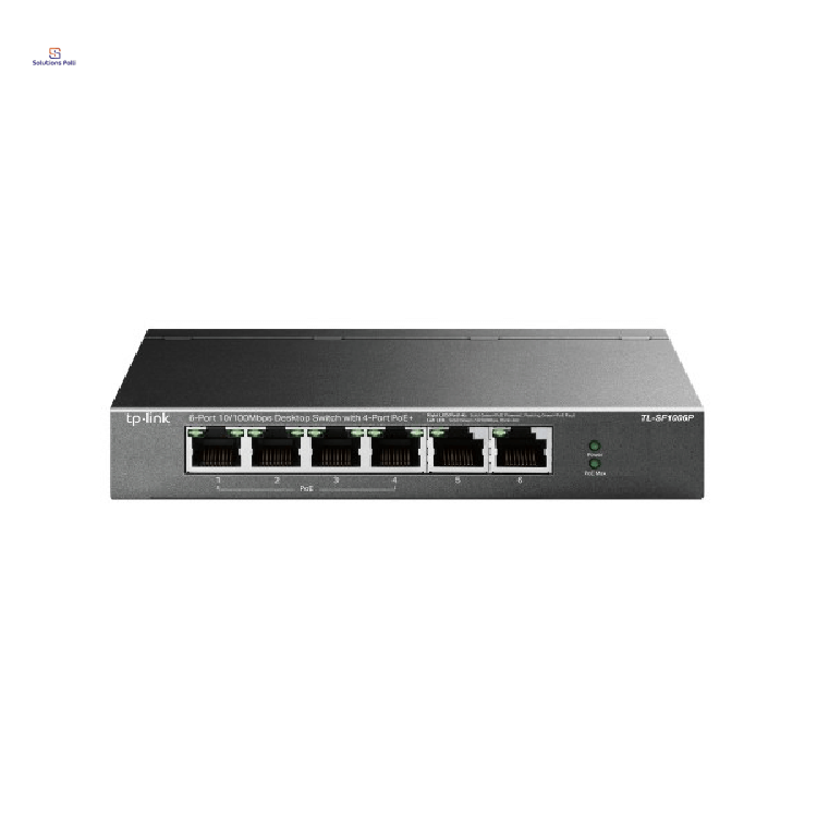 TP-Link TL-SF1006P 6-Port 10/100Mbps Desktop PoE Switch with 4-Port PoE+