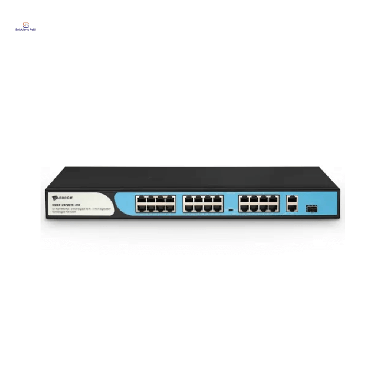 BDCOM S1200-24P2G1S-370 24 Port Unmanaged POE Switch